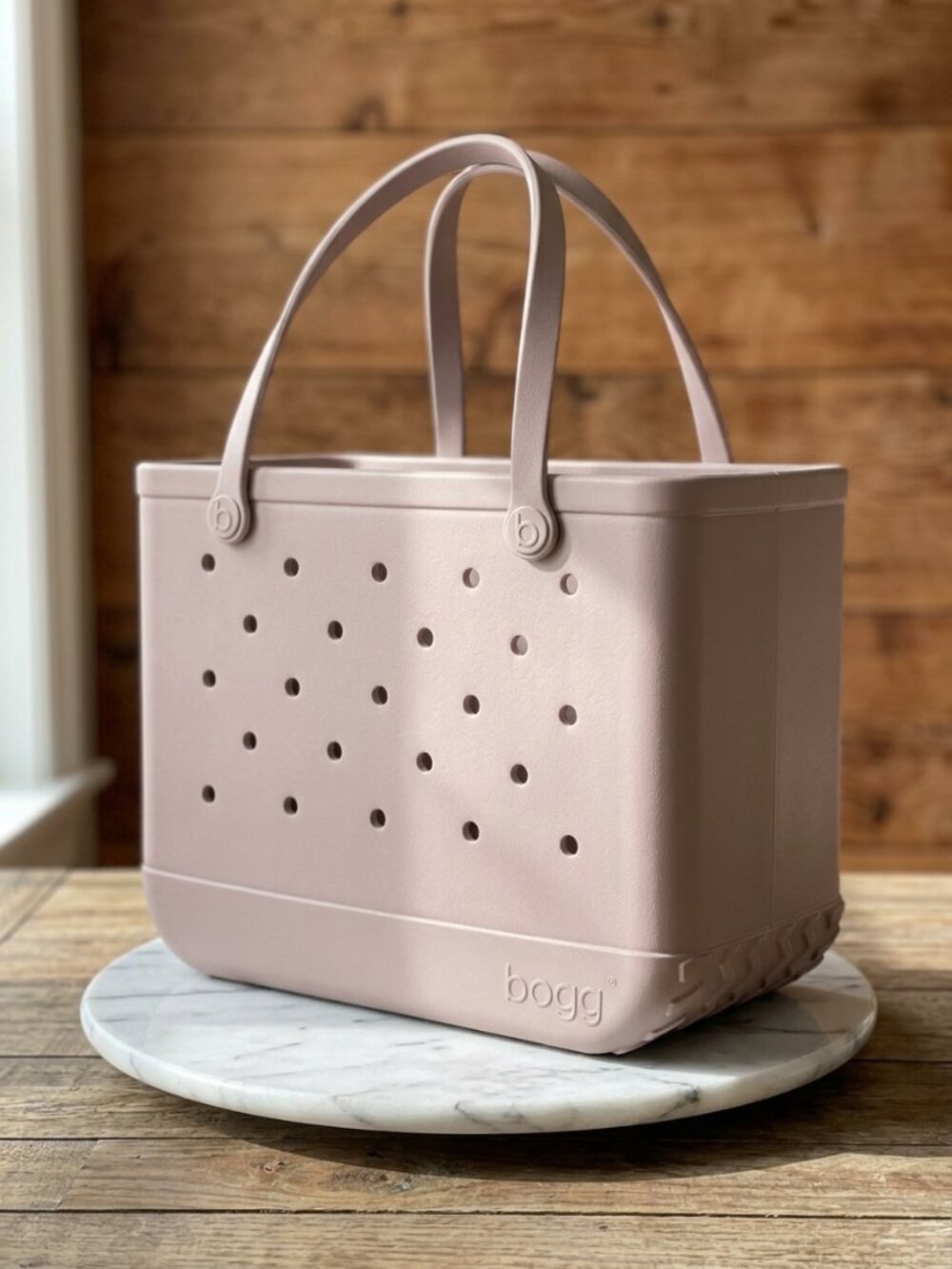 Large EVA Tote Travel Beach Bag Washable Tip-Proof Twist Strap 19x14